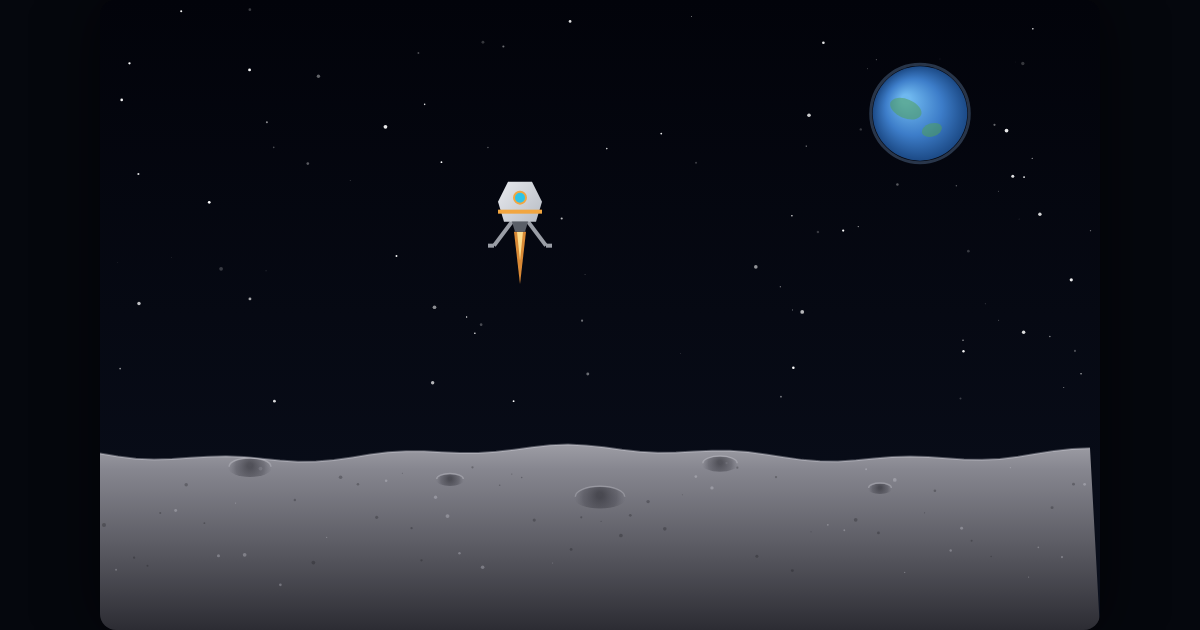 Chillu returning to the Moon to recover gadgets and 12 parts for another damaged rocket