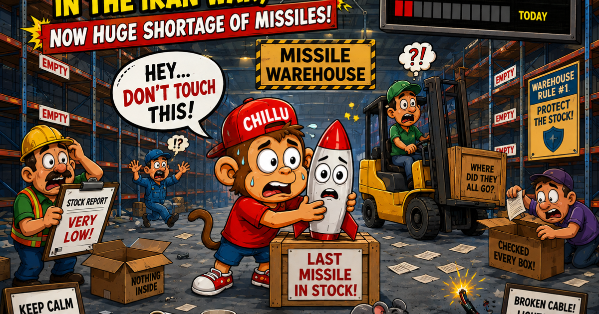 Chillu running through an almost-empty warehouse while avoiding hazards and protecting the last stock