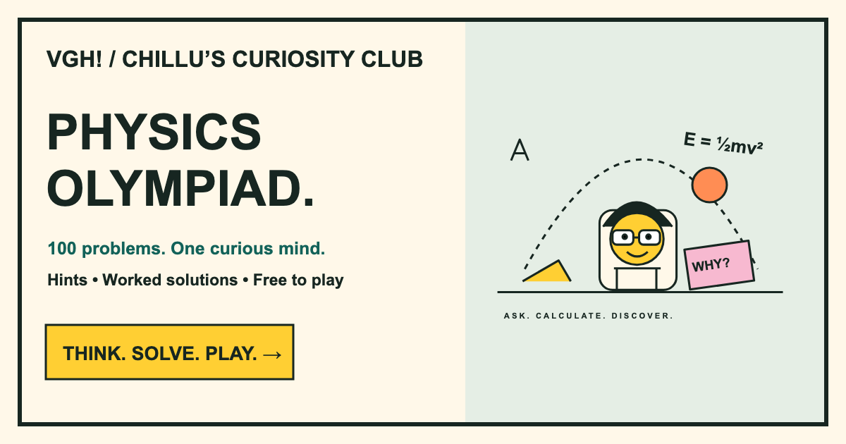 Chillu Physics Olympiad: 100 problems, hints and worked solutions